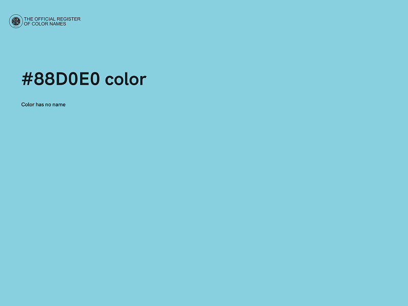 #88D0E0 color image