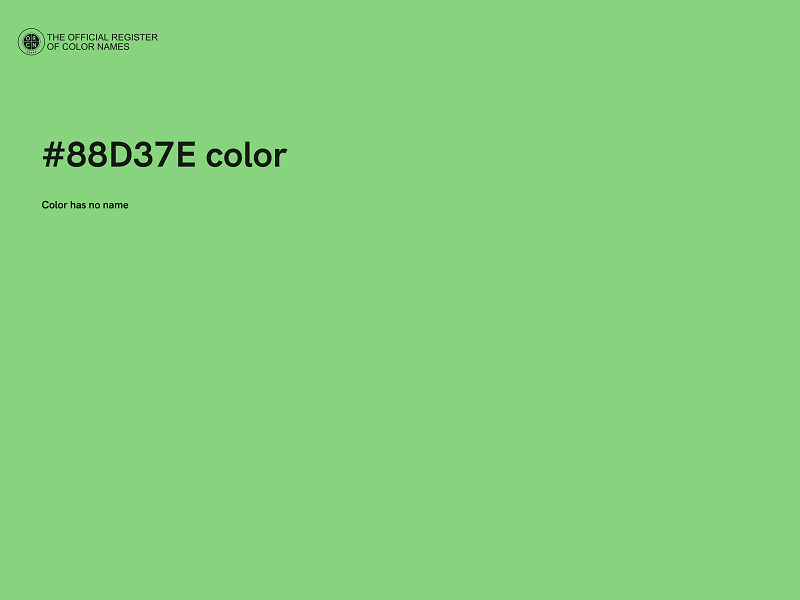 #88D37E color image