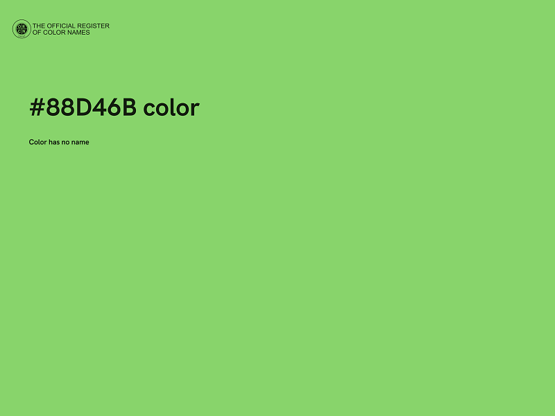 #88D46B color image