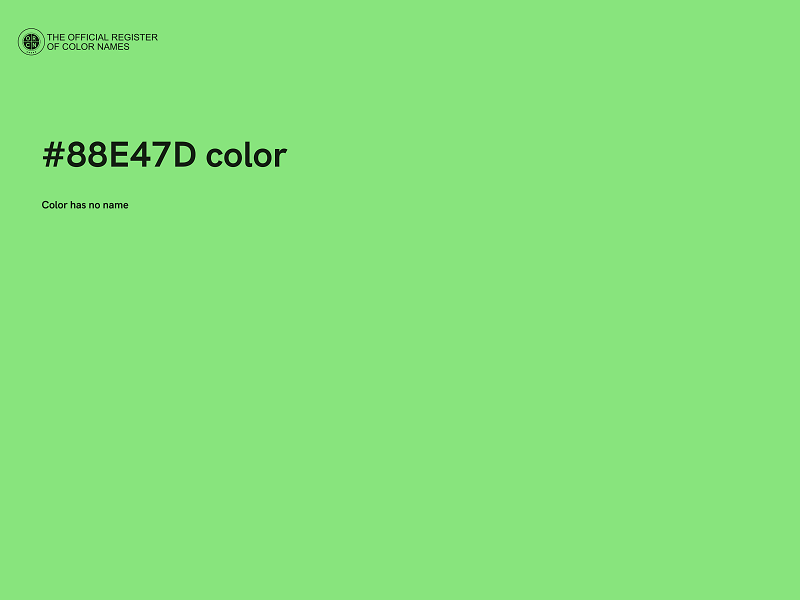 #88E47D color image