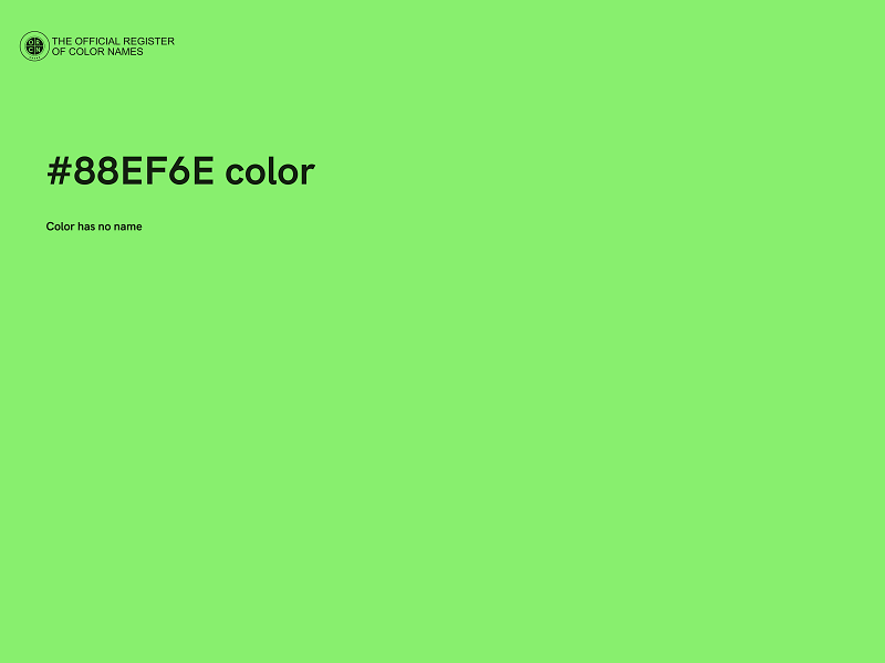 #88EF6E color image