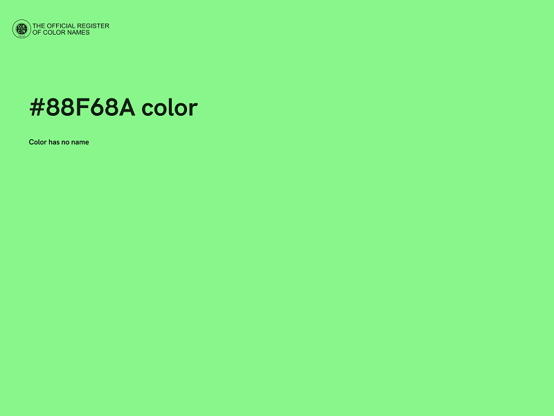 #88F68A color image