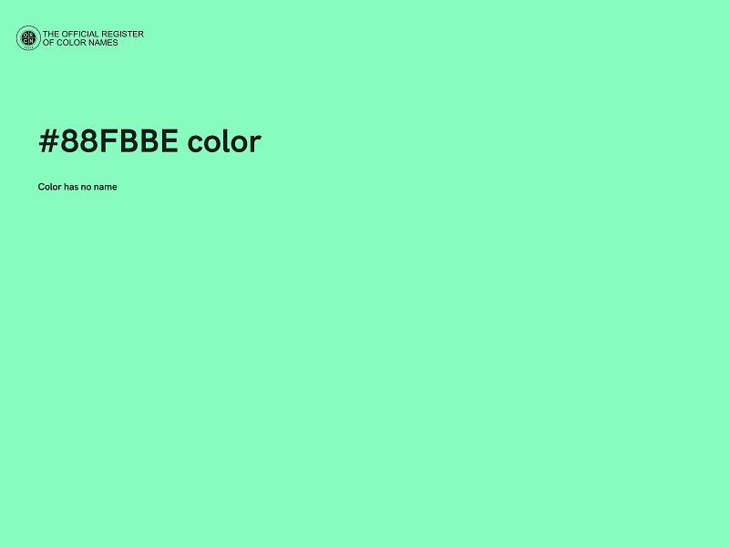 #88FBBE color image