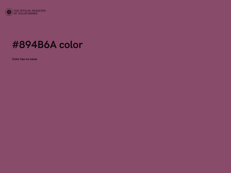 #894B6A color image