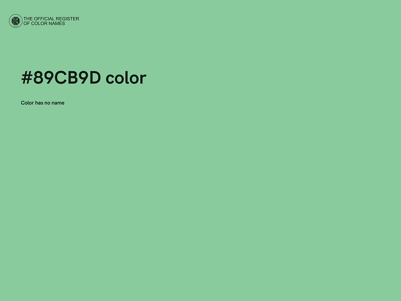 #89CB9D color image