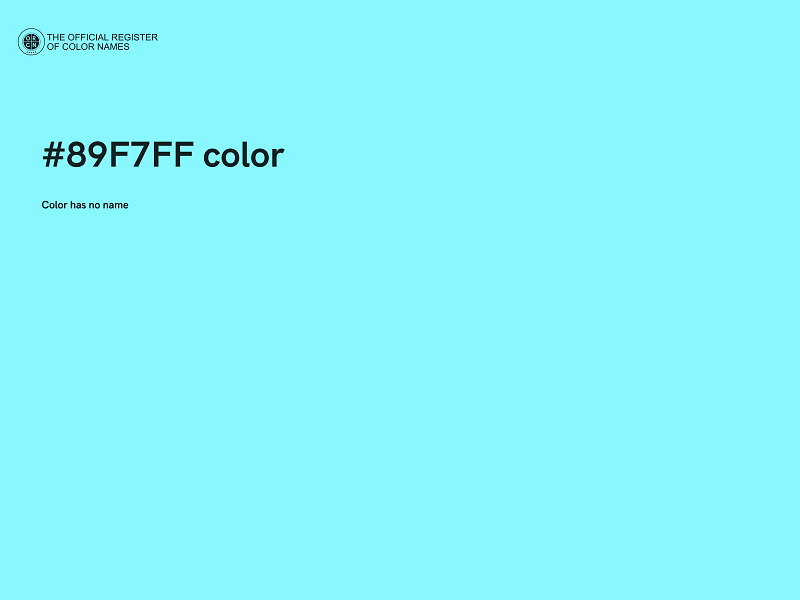 #89F7FF color image