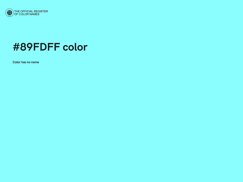 #89FDFF color image