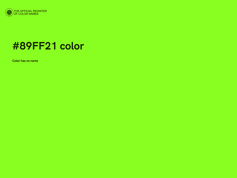 #89FF21 color image