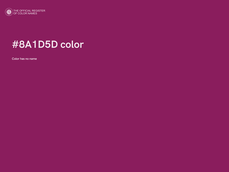 #8A1D5D color image