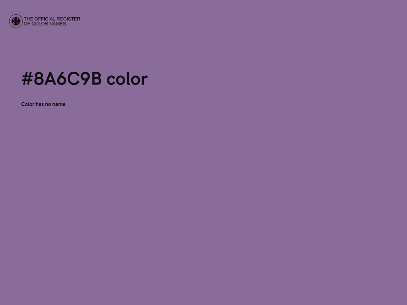 #8A6C9B color image