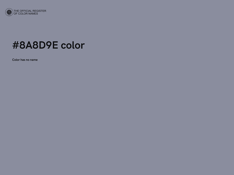 #8A8D9E color image