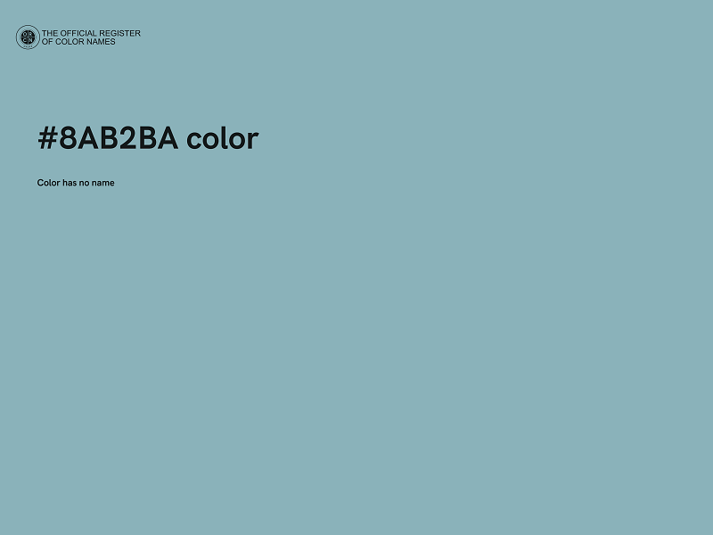 #8AB2BA color image