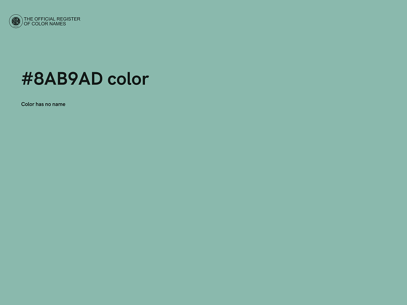 #8AB9AD color image