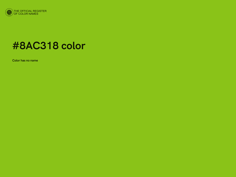 #8AC318 color image