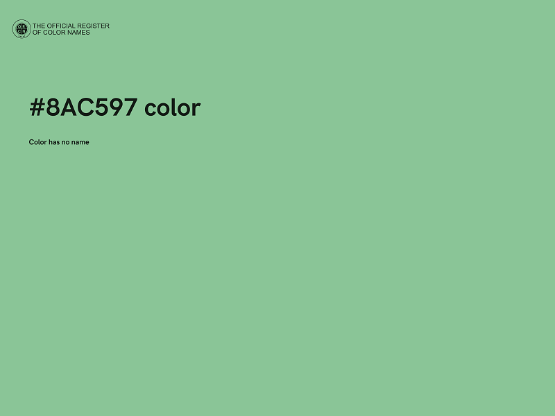 #8AC597 color image