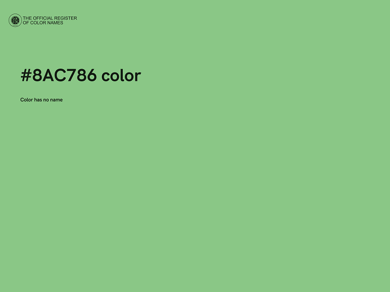 #8AC786 color image