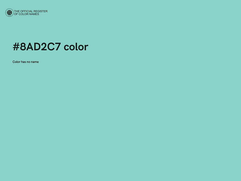 #8AD2C7 color image