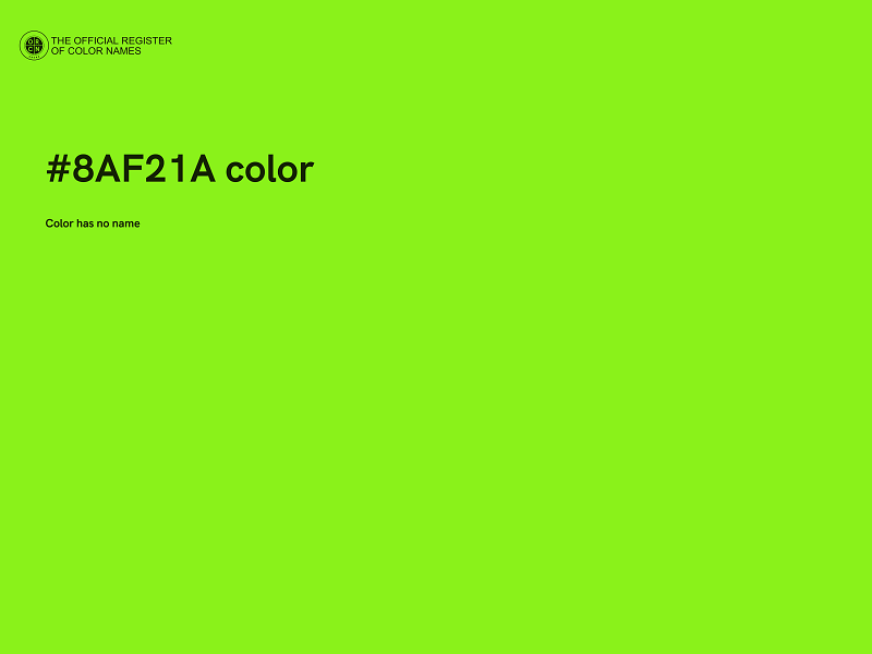 #8AF21A color image