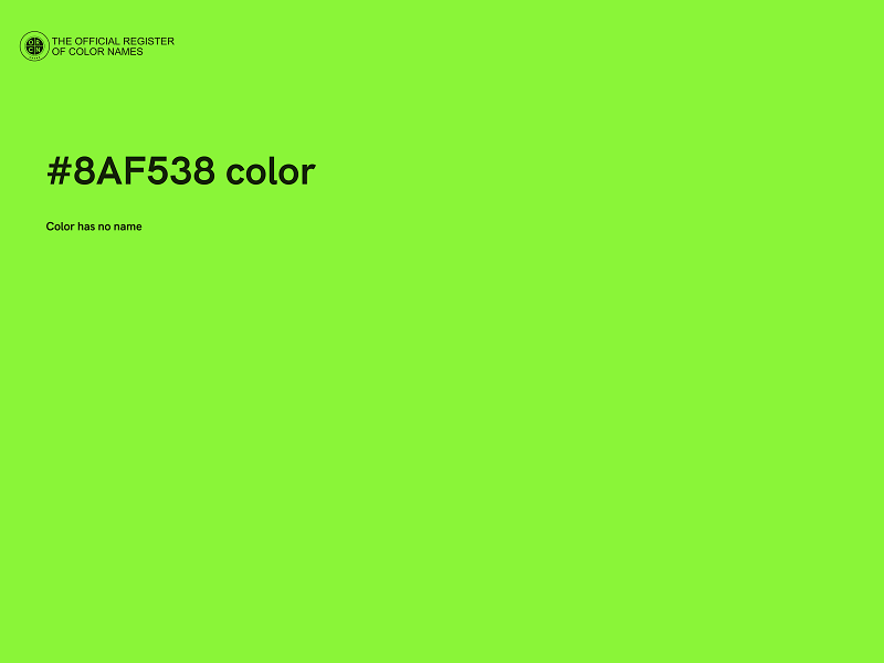 #8AF538 color image