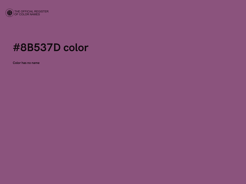 #8B537D color image