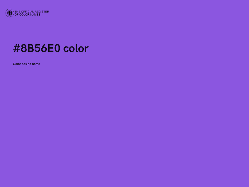 #8B56E0 color image