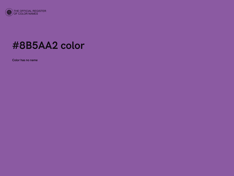 #8B5AA2 color image