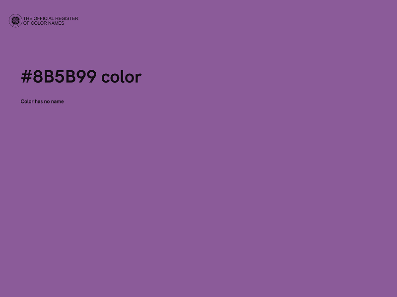 #8B5B99 color image