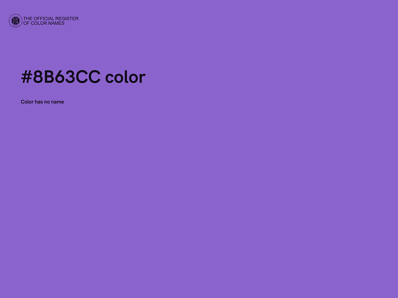 #8B63CC color image