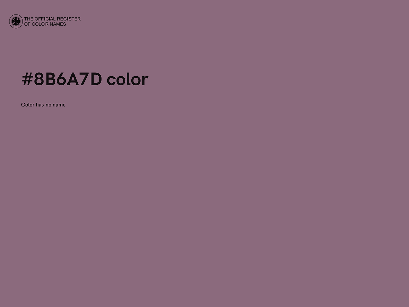 #8B6A7D color image