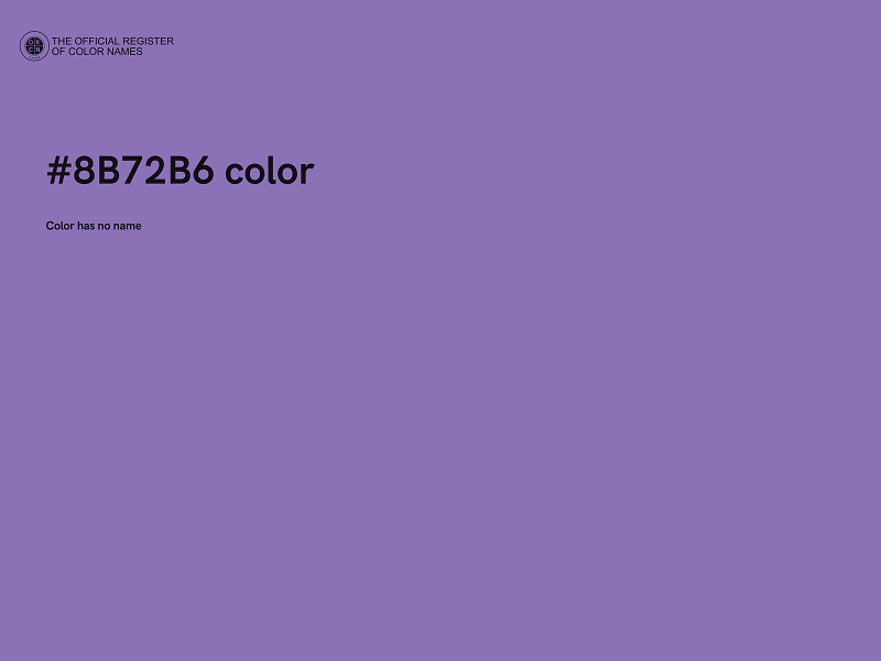 #8B72B6 color image