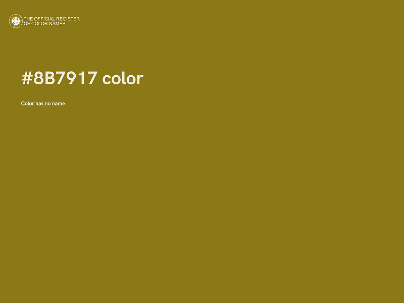 #8B7917 color image