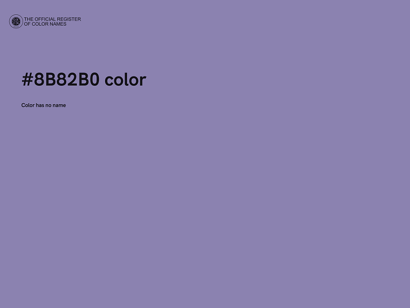 #8B82B0 color image