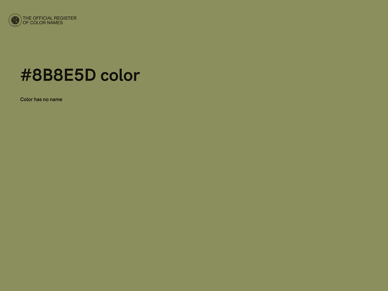 #8B8E5D color image