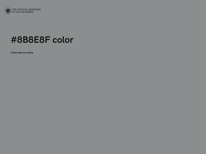 #8B8E8F color image