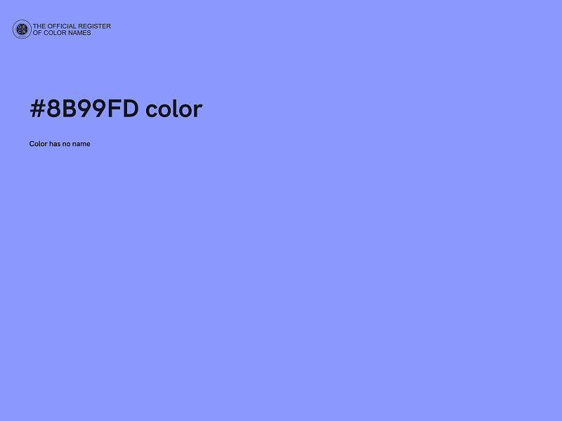 #8B99FD color image