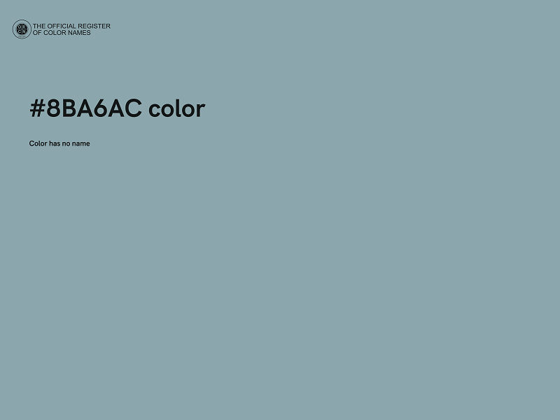 #8BA6AC color image