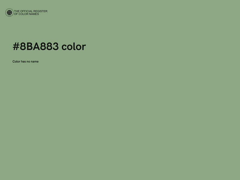 #8BA883 color image