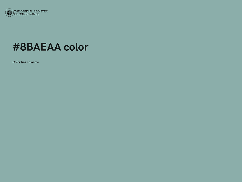 #8BAEAA color image