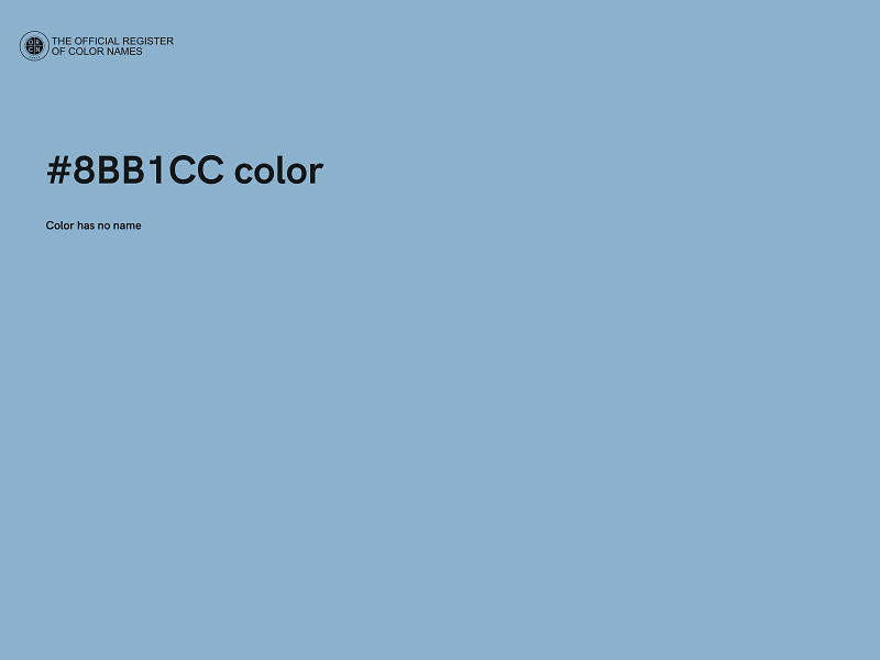 #8BB1CC color image