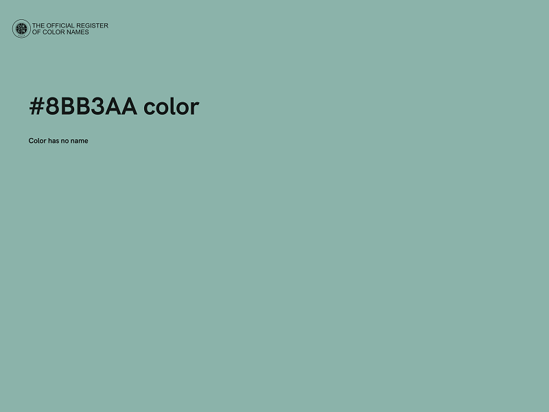 #8BB3AA color image