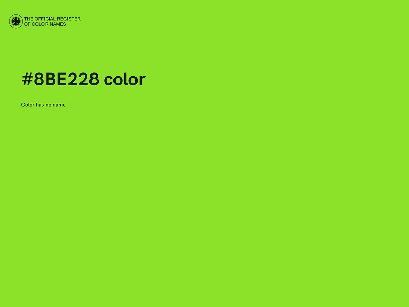 #8BE228 color image