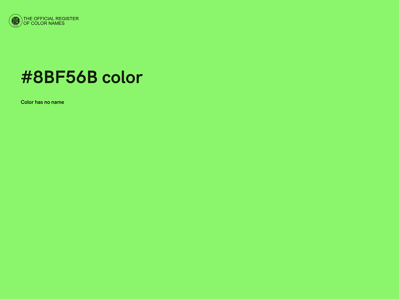 #8BF56B color image