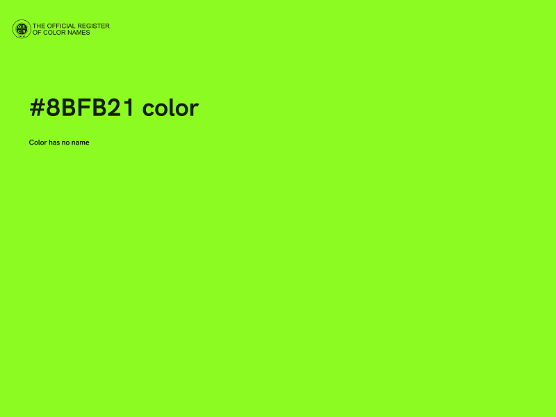 #8BFB21 color image