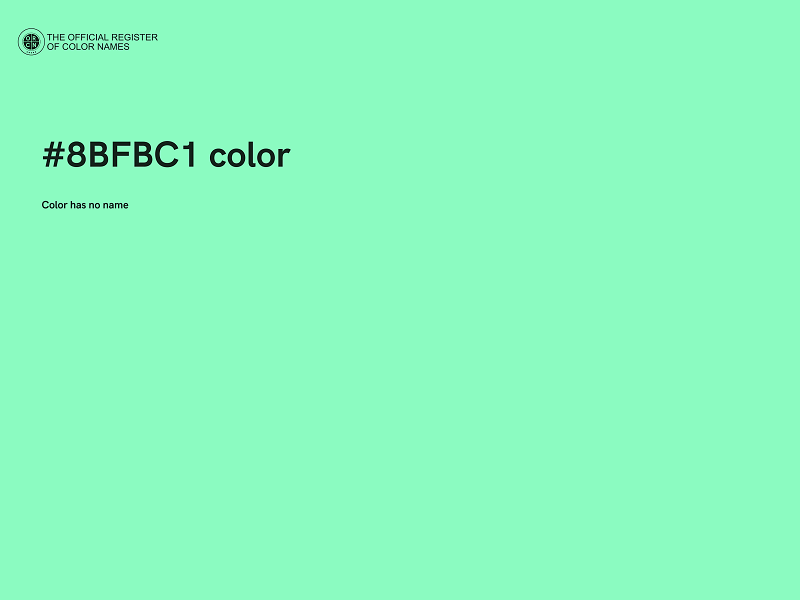 #8BFBC1 color image