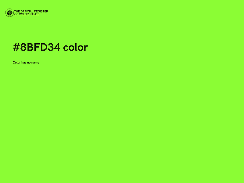 #8BFD34 color image