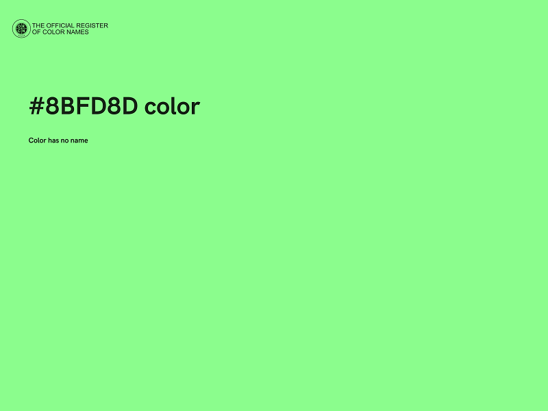 #8BFD8D color image