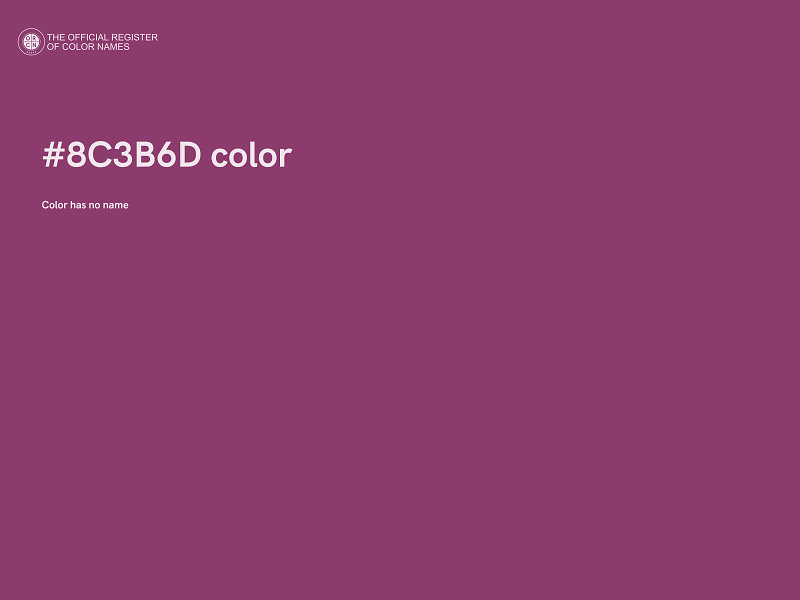 #8C3B6D color image