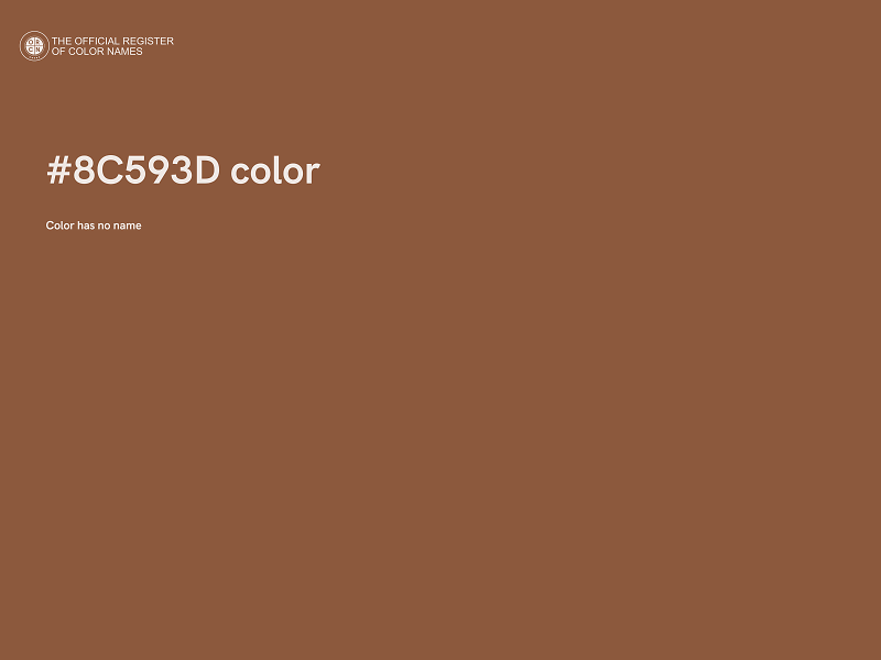 #8C593D color image