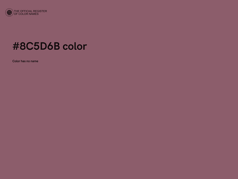 #8C5D6B color image