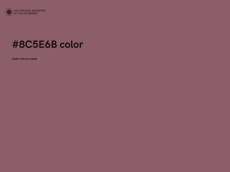 #8C5E6B color image